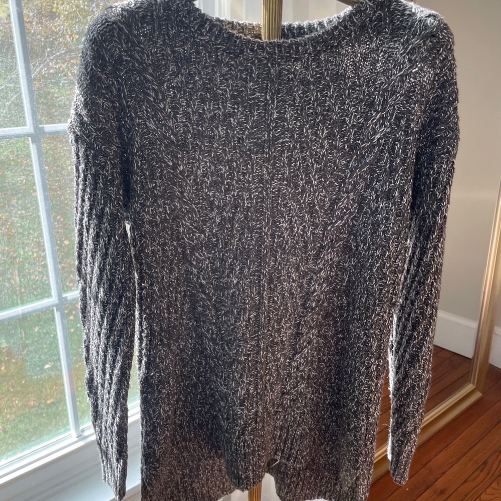 Isabel Maternity by Ingrid & Isabel Black and White Knit Sweater